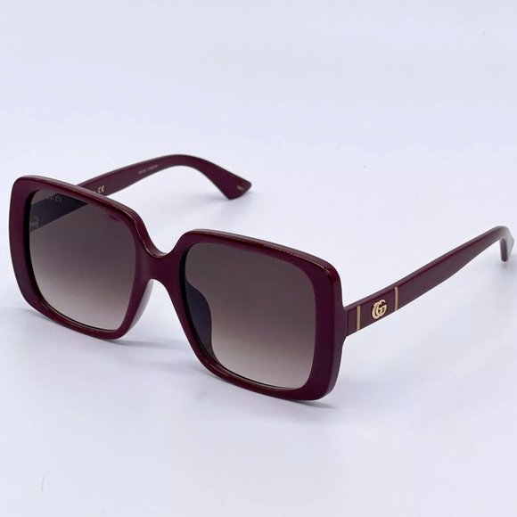 Sale! New Gucci 56mm Red and Burgundy Women\'s Sunglasses! main image 5